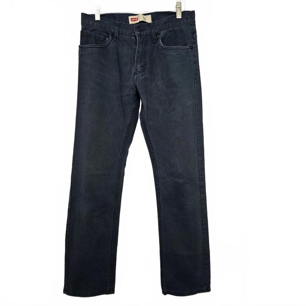 Levi's 511 Slim Fit Boys Jeans Size 18 Reg W29 L27 Dark Wash Youth Denim Pants